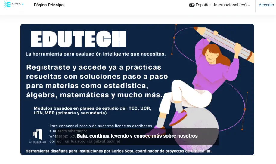 Edutech - Herramienta para espacios educativos